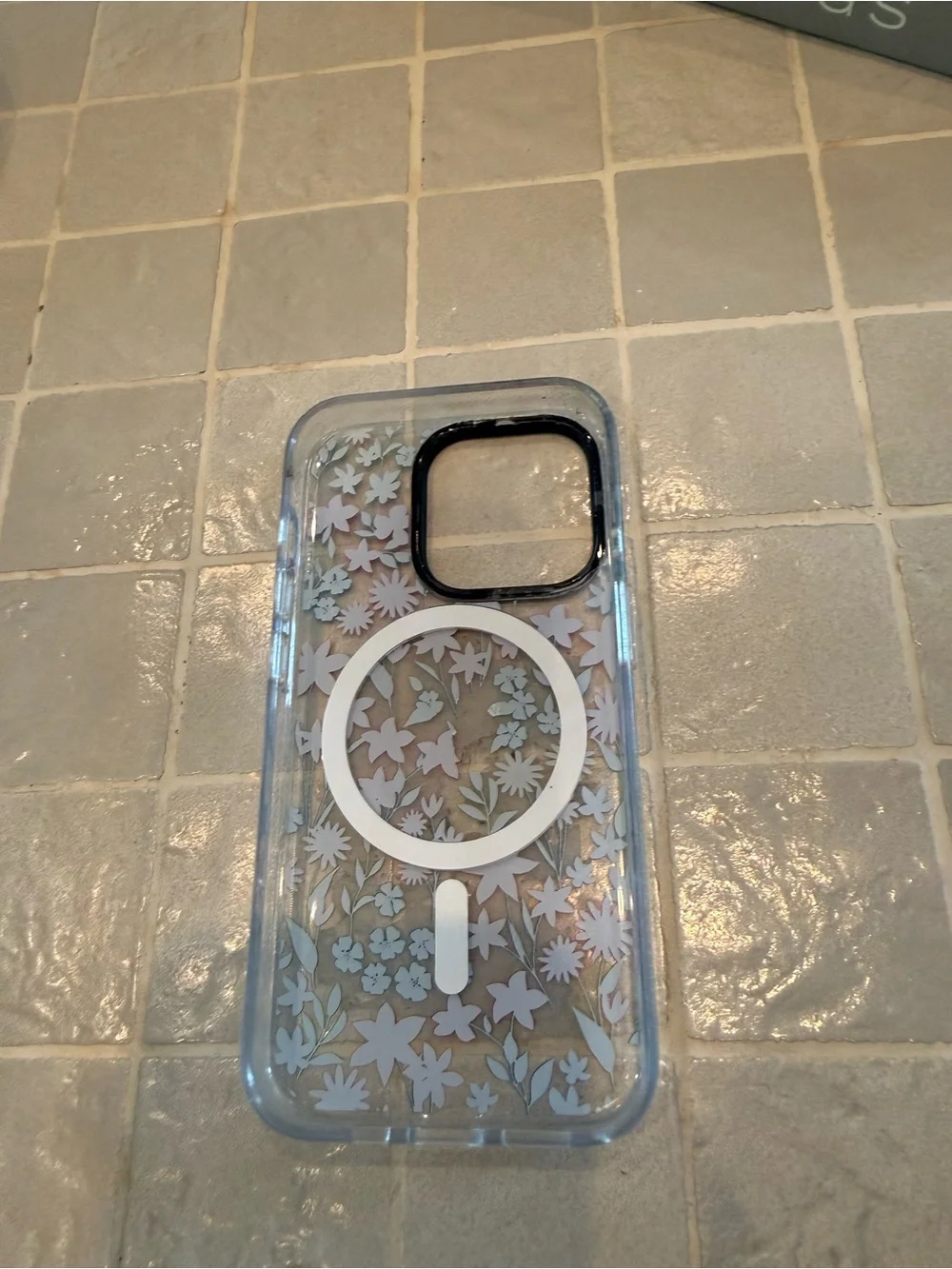 Casetify Clear Floral iPhone Case - Blue, Orange, Pink, Yellow